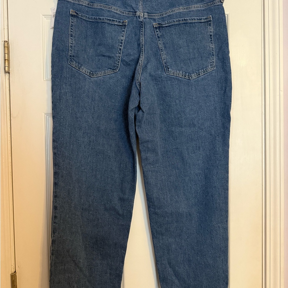Old Navy Dark Blue OG Loose High-Rise Jeans with Secret-Smooth Pockets